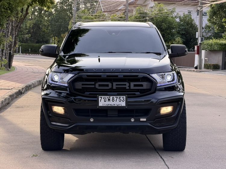 Ford Everest 2022 2.0 Titanium Plus 4WD Utility-car ดีเซล ไม่ติดแก๊ส เกียร์อัตโนมัติ ดำ รูปที่ 2