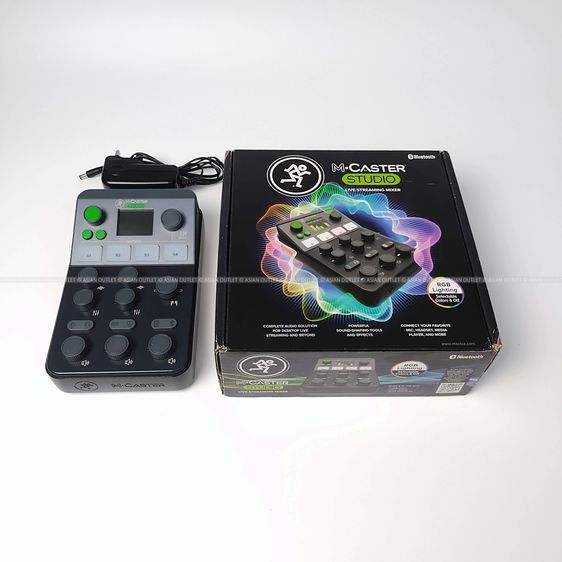 อื่นๆ Mackie M-Caster Studio Streaming Mixer USB BT XLR Audio Interface Voice Effects Sampler Pads RGB ออดิโอ อินเตอร์เฟส มือสอง สภาพดีเหมือนใหม่