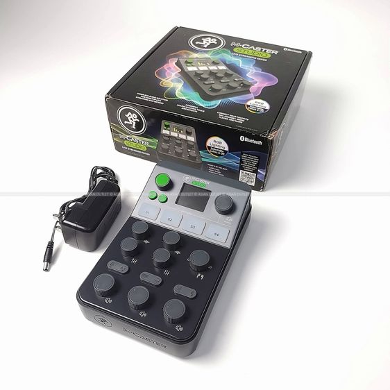 Mackie M-Caster Studio Streaming Mixer USB BT XLR Audio Interface Voice Effects Sampler Pads RGB ออดิโอ อินเตอร์เฟส มือสอง สภาพดีเหมือนใหม่ รูปที่ 3