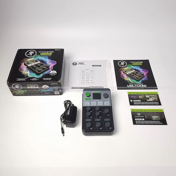 Mackie M-Caster Studio Streaming Mixer USB BT XLR Audio Interface Voice Effects Sampler Pads RGB ออดิโอ อินเตอร์เฟส มือสอง สภาพดีเหมือนใหม่ รูปที่ 4