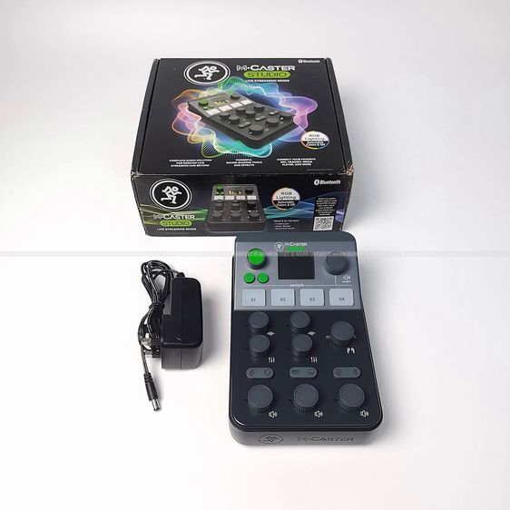 Mackie M-Caster Studio Streaming Mixer USB BT XLR Audio Interface Voice Effects Sampler Pads RGB ออดิโอ อินเตอร์เฟส มือสอง สภาพดีเหมือนใหม่ รูปที่ 2