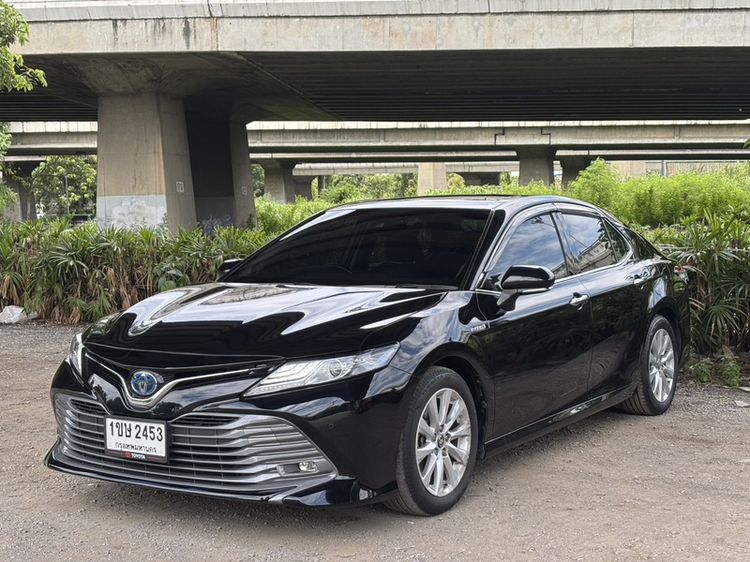 Toyota Camry 2020 2.5 Hybrid Sedan ไฮบริด ไม่ติดแก๊ส เกียร์อัตโนมัติ ดำ รูปที่ 3