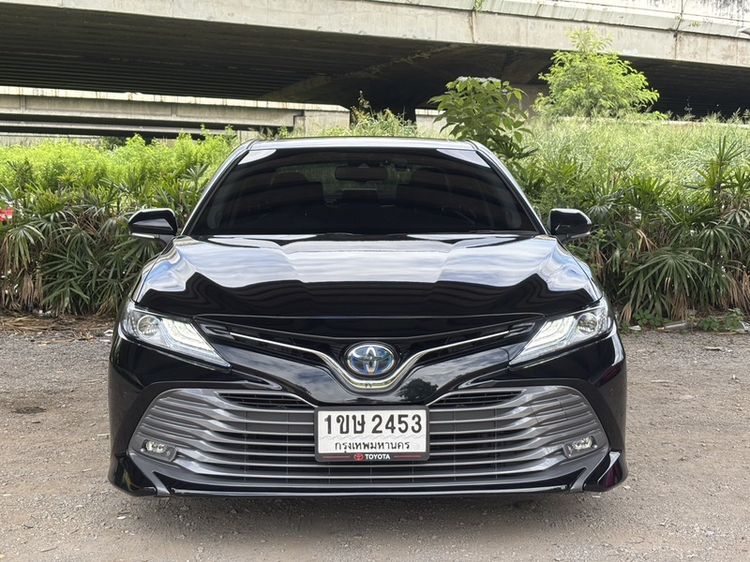 Toyota Camry 2020 2.5 Hybrid Sedan ไฮบริด ไม่ติดแก๊ส เกียร์อัตโนมัติ ดำ