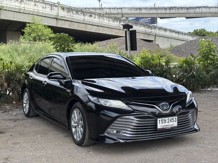 Toyota Camry 2020 2.5 Hybrid Sedan ไฮบริด ไม่ติดแก๊ส เกียร์อัตโนมัติ ดำ รูปที่ 2