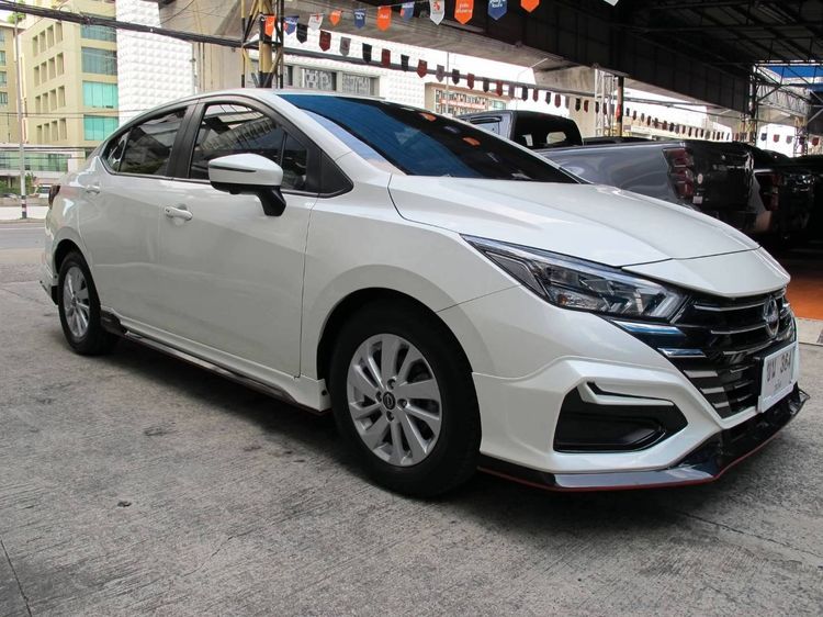 Nissan Almera 2025 1.0L Turbo V CVT Sedan เบนซิน ไม่ติดแก๊ส เกียร์อัตโนมัติ ขาว รูปที่ 2