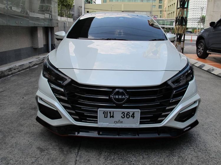 Nissan Almera 2025 1.0L Turbo V CVT Sedan เบนซิน ไม่ติดแก๊ส เกียร์อัตโนมัติ ขาว รูปที่ 3