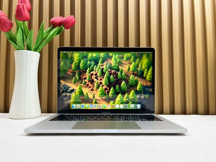 Apple Macbook Pro 13 Inch แมค โอเอส 8 กิกะไบต์ อื่นๆ ไม่ใช่ MacBook Pro (13.3-inch,2020 Two Thunderbolt 3 ports) Ram8GB SSD256GB Silver