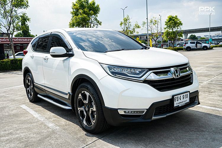 Honda CR-V 2018 1.6 DT EL 4WD Utility-car ดีเซล ไม่ติดแก๊ส เกียร์อัตโนมัติ ขาว รูปที่ 3