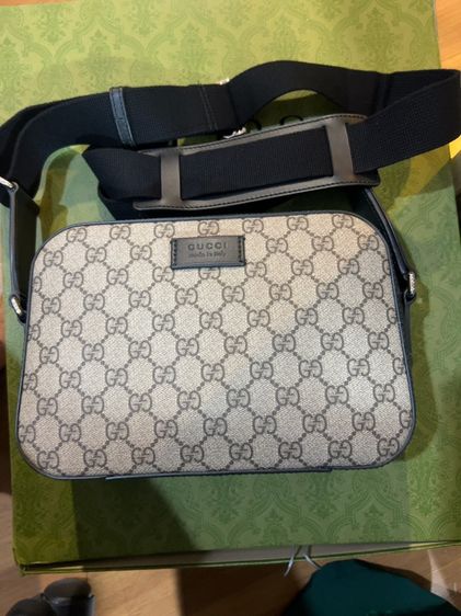 Gucci GG Supreme Messenger Bag (รหัสสไตล์ 779880) ลายผ้าแคนวาส รูปที่ 3