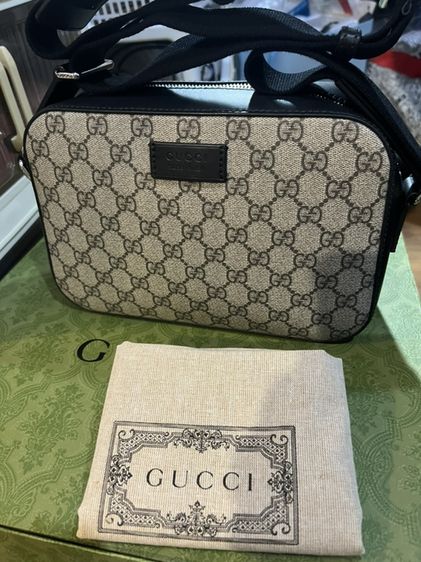Gucci GG Supreme Messenger Bag (รหัสสไตล์ 779880) ลายผ้าแคนวาส