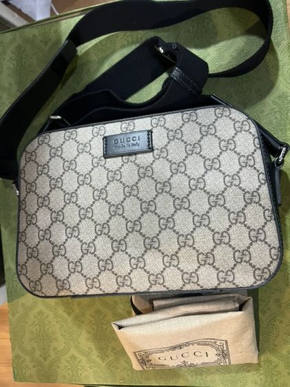 Gucci GG Supreme Messenger Bag (รหัสสไตล์ 779880) ลายผ้าแคนวาส รูปที่ 2