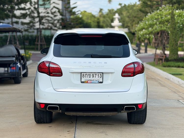 Porsche Cayenne 2012 3.0 S Hybrid 4WD Utility-car ไฮบริด ไม่ติดแก๊ส เกียร์อัตโนมัติ ขาว รูปที่ 4