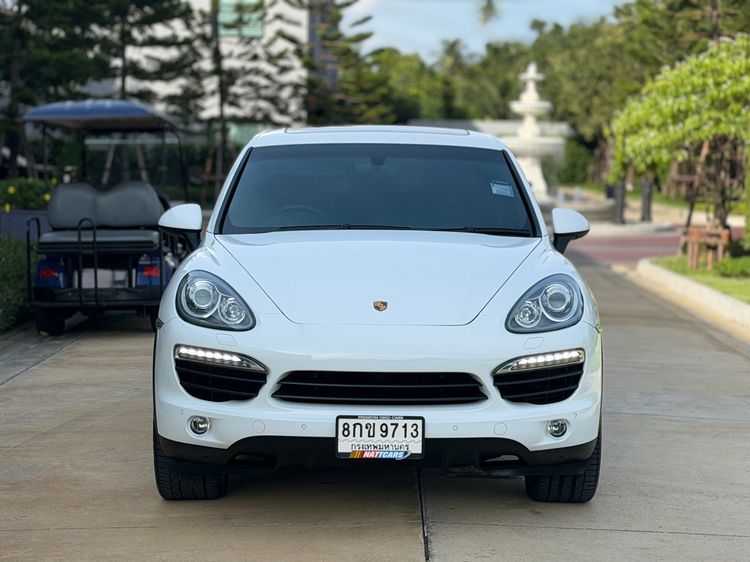 Porsche Cayenne 2012 3.0 S Hybrid 4WD Utility-car ไฮบริด ไม่ติดแก๊ส เกียร์อัตโนมัติ ขาว รูปที่ 2