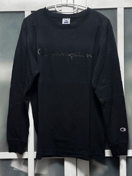เสื้อยืดแขนยาว Champion ของแท้ มือหนึ่ง ไซส์L อก40นิ้ว ยาว 28นิ้ว ไม่มีตำหนิ ไม่เคยใช้งาน