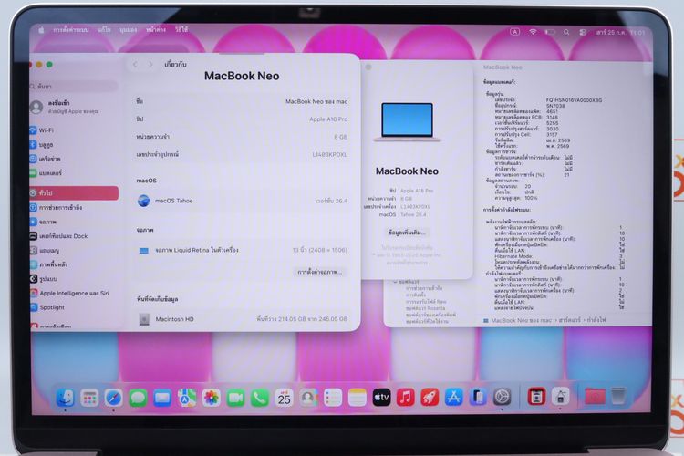 MacBook Neo 13" 8.256GB  รูปที่ 2
