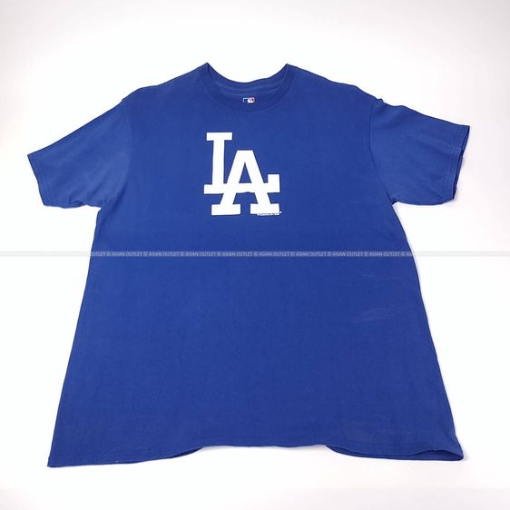 เสื้อยืด MLB แท้ LA Dodgers สีน้ำเงิน MLB Genuine Merchandise อก 21 ยาว 27.5 มือสอง สภาพดี หายาก