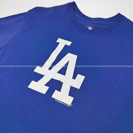 เสื้อยืด MLB แท้ LA Dodgers สีน้ำเงิน MLB Genuine Merchandise อก 21 ยาว 27.5 มือสอง สภาพดี หายาก รูปที่ 2