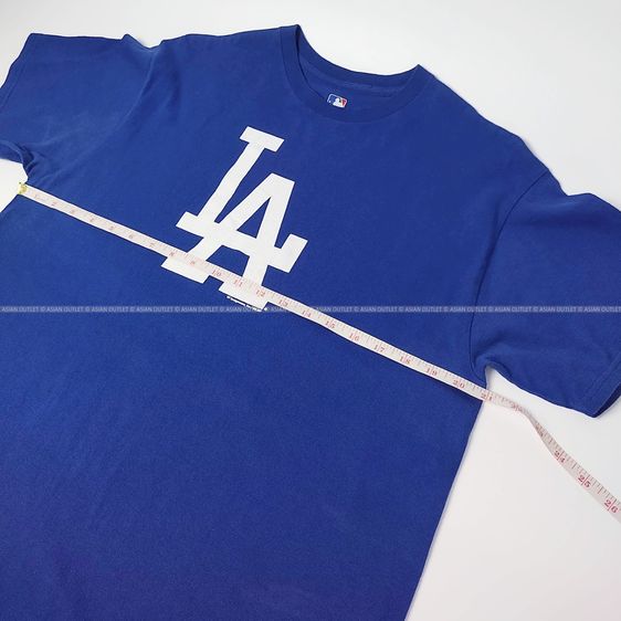 เสื้อยืด MLB แท้ LA Dodgers สีน้ำเงิน MLB Genuine Merchandise อก 21 ยาว 27.5 มือสอง สภาพดี หายาก รูปที่ 6
