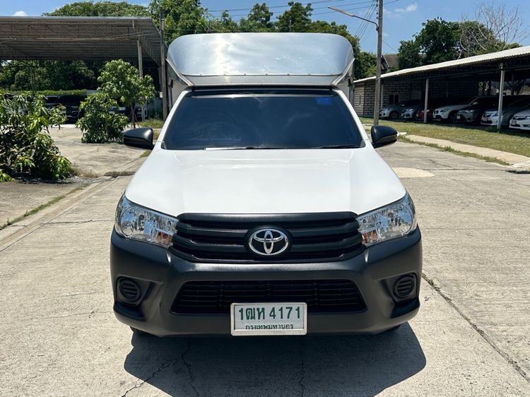 Toyota Hilux Revo 2016 2.4 J Pickup ดีเซล ไม่ติดแก๊ส เกียร์ธรรมดา ขาว