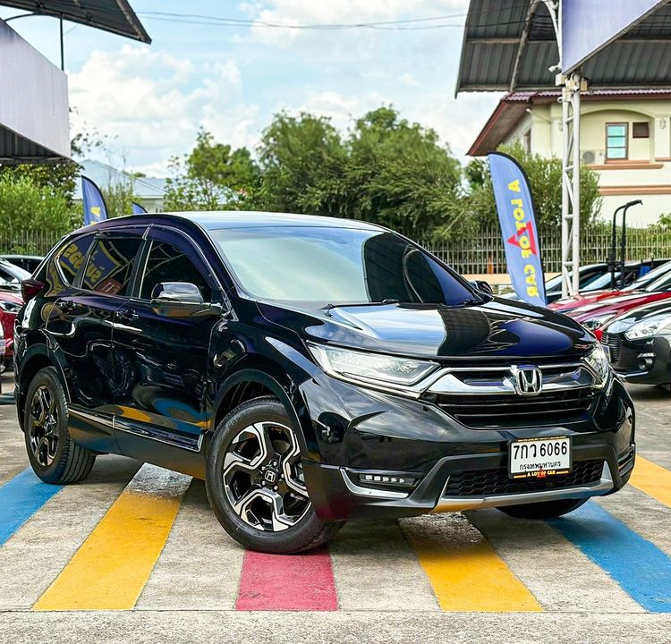 Honda CR-V 2019 2.4 ES 4WD Utility-car เบนซิน ไม่ติดแก๊ส เกียร์อัตโนมัติ ดำ