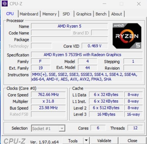 ขาย โน็ตบุ๊ค Asus TUF Gaming A15 Ryzen5 7535HS M.2 512GB Ram 16GB RTX 3050 จอ15.6 นิ้ว145hz วินโดว์แท้ ราคา 19,800บาท  รูปที่ 12
