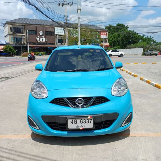 รถ Nissan March 1.2 E Limited Edition สี ฟ้า