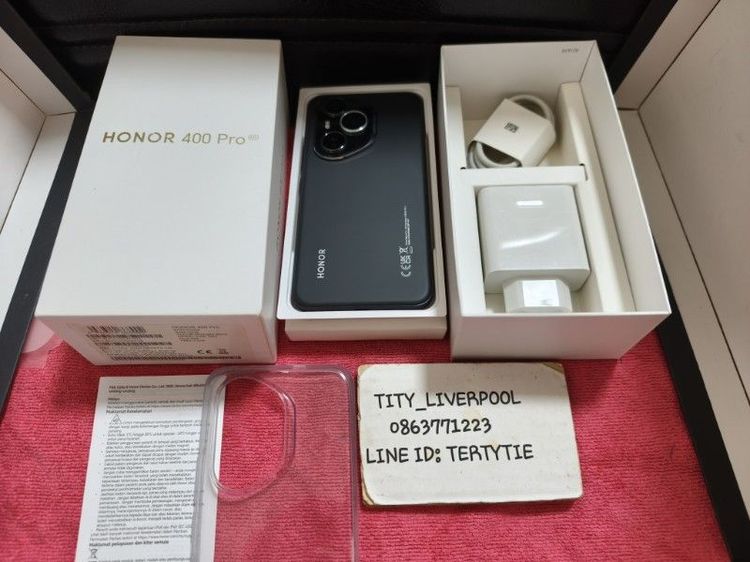 ยี่ห้ออื่นๆ 512 GB ขาย Honor 400 Pro 5G สีดำ เครื่องศูนย์ไทย ประกันเหลืออีก 3 เดือน