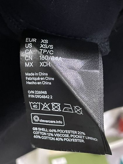 เสื้อแจ็คเก็ตบอมเบอร์ แบรนด์ H&M (XS อก-36) มือสอง รูปที่ 7