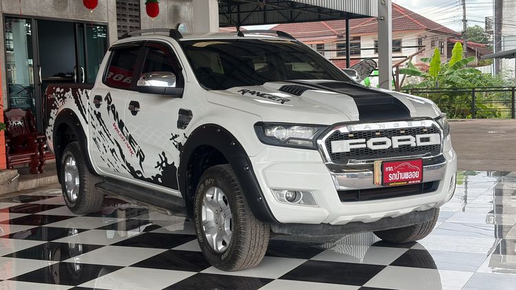 Ford Ranger 2017 2.2 Hi-Rider XLT Pickup ดีเซล ไม่ติดแก๊ส เกียร์ธรรมดา ขาว รูปที่ 3