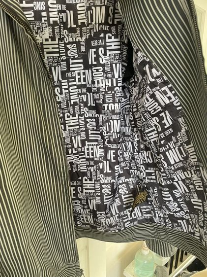 เสื้อแจ็คเก็ตลายทาง Volcom Naylor Stone (S อก-40) มือสอง รูปที่ 5
