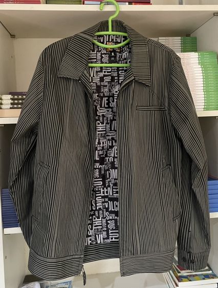 เสื้อแจ็คเก็ตลายทาง Volcom Naylor Stone (S อก-40) มือสอง รูปที่ 3