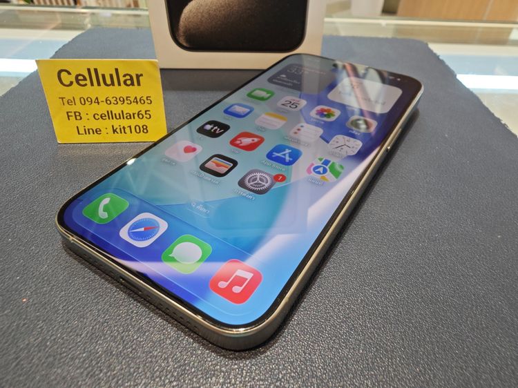 (ติดจอง)iPhone 15 Pro Max 256GB สภาพสวยมาก เครื่องไทย ครบกล่อง รูปที่ 8