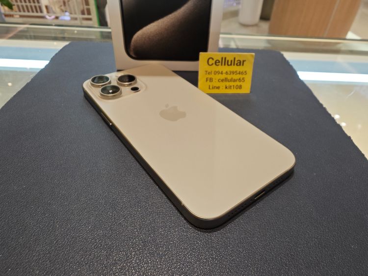 (ติดจอง)iPhone 15 Pro Max 256GB สภาพสวยมาก เครื่องไทย ครบกล่อง รูปที่ 6