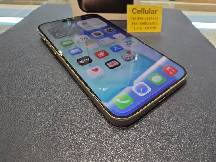 (ติดจอง)iPhone 15 Pro Max 256GB สภาพสวยมาก เครื่องไทย ครบกล่อง รูปที่ 7