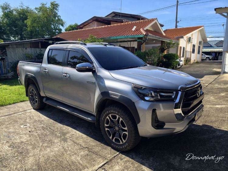 Toyota Hilux Revo 2020 Double Cab 2.4 High Prerunner Pickup ดีเซล ไม่ติดแก๊ส เกียร์อัตโนมัติ บรอนซ์เงิน รูปที่ 2