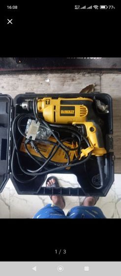 สว่านไฟฟ้า DEWALT ของแท้100% 550W อุปกรณ์ครบกล่อง สภาพใหม่มาก
