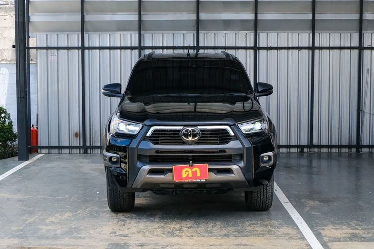 Toyota Hilux Revo 2023 2.4 Prerunner G Rocco Pickup ดีเซล ไม่ติดแก๊ส เกียร์อัตโนมัติ ดำ รูปที่ 3