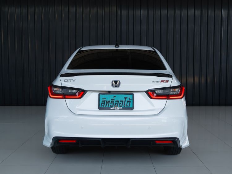 Honda City 2025 1.5 e:HEV RS Sedan ไฮบริด ไม่ติดแก๊ส เกียร์อัตโนมัติ ขาว รูปที่ 3