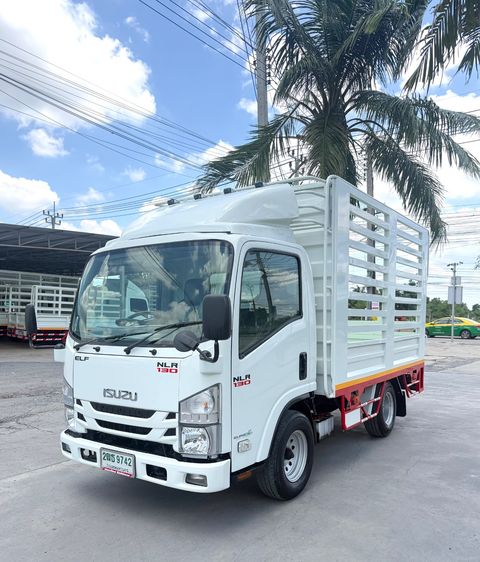 รถ ISUZU NLR 130 แรง ปี 2561 รถห้างแท้ (4 ล้อไม่ติดเวลา) กะบะเหล็กคอกสูง ยาว 3.20 ม กว้าง 1.90  ม. รูปที่ 4