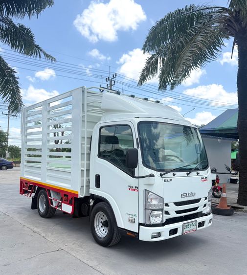 รถ ISUZU NLR 130 แรง ปี 2561 รถห้างแท้ (4 ล้อไม่ติดเวลา) กะบะเหล็กคอกสูง ยาว 3.20 ม กว้าง 1.90  ม. รูปที่ 2