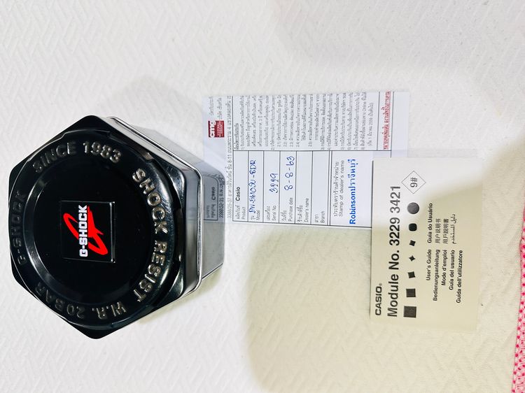 ขาย Casio G Shock สีดำ สภาพ 97 เปอร์เซ็น สีดำ ซื้อห้างโรบินสัน รูปที่ 4