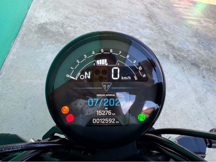 Triumph Trident 660 ปี21 สีเทาแดงวิ่ง12,000โล  รูปที่ 12