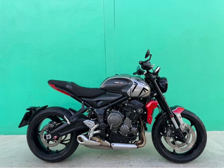 Triumph Trident 660 ปี21 สีเทาแดงวิ่ง12,000โล