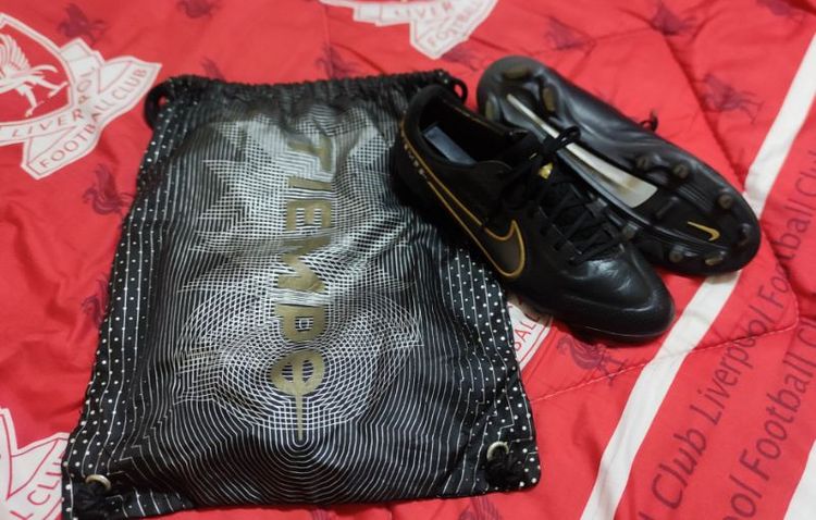 ผู้ชาย ดำ รองเท้าฟุตบอล Nike Tiempo Legend 9 Elite Fg