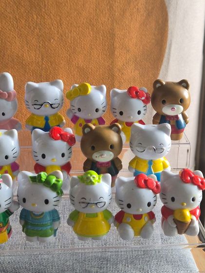 Hello Kitty ฟิกเกอร์จิ๋ว วินเทจ 35 ตัว ขายยกชุด