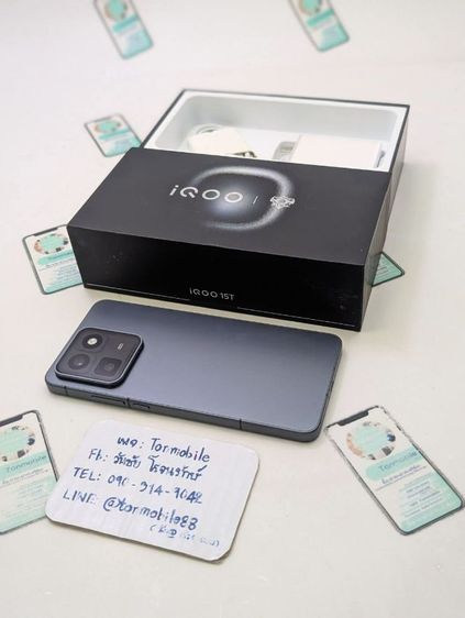 ยี่ห้ออื่นๆ 512 GB ขาย เทิร์น iQOO 15T Ram 16 Rom 512 เครื่องนอก รอมจีน สภาพใหม่เอี่ยม อุปกรณ์ครบยกกล่อง เพียง 20,990 บาท ครับ