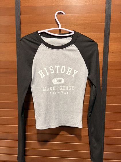 เสื้อครอปแขนยาว อกได้ถึง 36