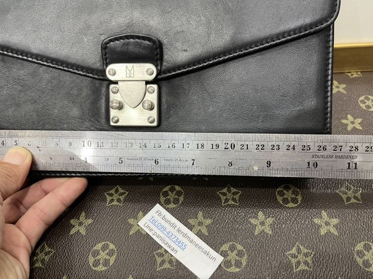กระเป๋าคลัชหนังแท้ Moreschi Made in italy สวยๆ 890บาท รูปที่ 13