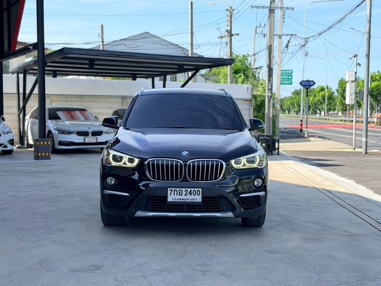 BMW X1 2018 1.5 sDrive18i xLine Utility-car เบนซิน ไม่ติดแก๊ส เกียร์อัตโนมัติ ดำ รูปที่ 3