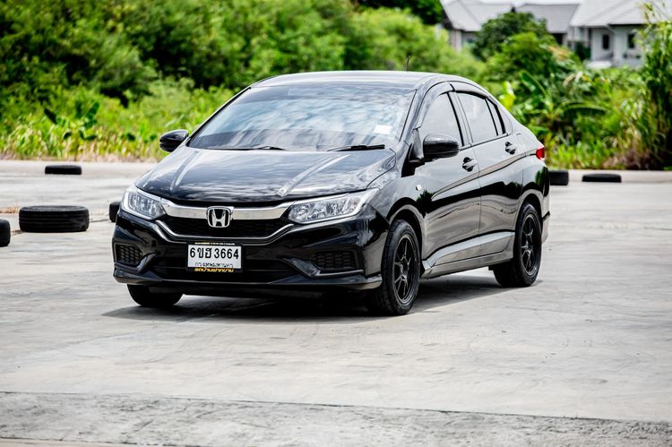 Honda City 2018 1.5 S Sedan เบนซิน เกียร์อัตโนมัติ ดำ